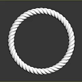 Fashionable Silver Bracelet With Twisted Rope Design And Shiny Metallic Surface