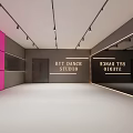 MJ Dance House Exhibition Hall With Reception Desk Sofa And Display Area