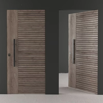 Modern swing door bedroom door 3d model Modern swing door bedroom door 3d model