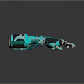 Modern Mechanical Arm Robot Arm Robot Head 3d model