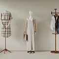 modern hanger clothes model 3d model