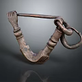 Antique Brass Hand Shaped Decorative Hook With Armlet Details For Household Use