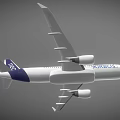 Airbus Fuel Efficient Undelivered Airliner With Tail 100 Logo Exterior Design