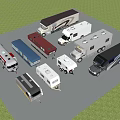 Different Types of Recreational Vehicles With Various Sizes Colors and Designs