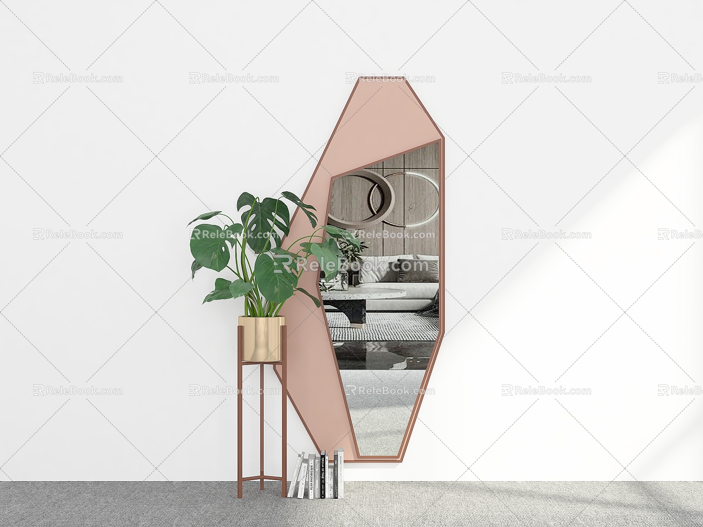 Mirror Hanging Mirror Fitting Mirror Full-length Mirror Decorative Mirror Mirror model