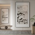 New Chinese Decorative Painting 3d model