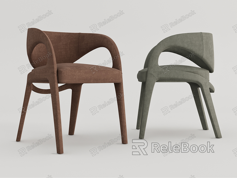 Modern Dining Chair Single Chair model