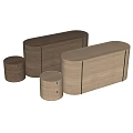 Modern Entryway Cabinet And Side Cabinet With Wooden Drawers And Sleek Storage Design