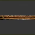 Ancient Defensive Weapon Round Shield With Wooden Frame Woven Center And Decorative Edges