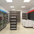 Modern Convenience Store 3d model