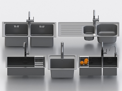 Sink stainless steel sink model