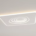 Modern LED Ceiling Light Fixtures with Square and Round Shapes for Home Interior Lighting Design