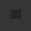 Dark Wooden Writing Desk With Multiple Drawers And Rectangular Smooth Top Surface