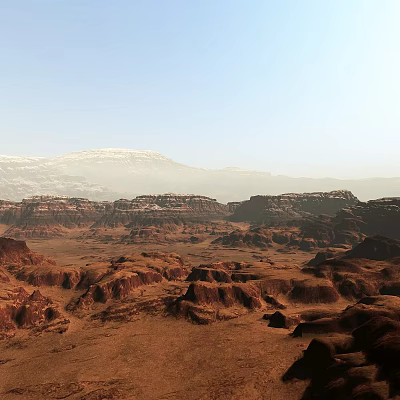 Beautiful Garden Ornaments With Potted Flowers Stone Sculptures And Wooden Pathways 3d model