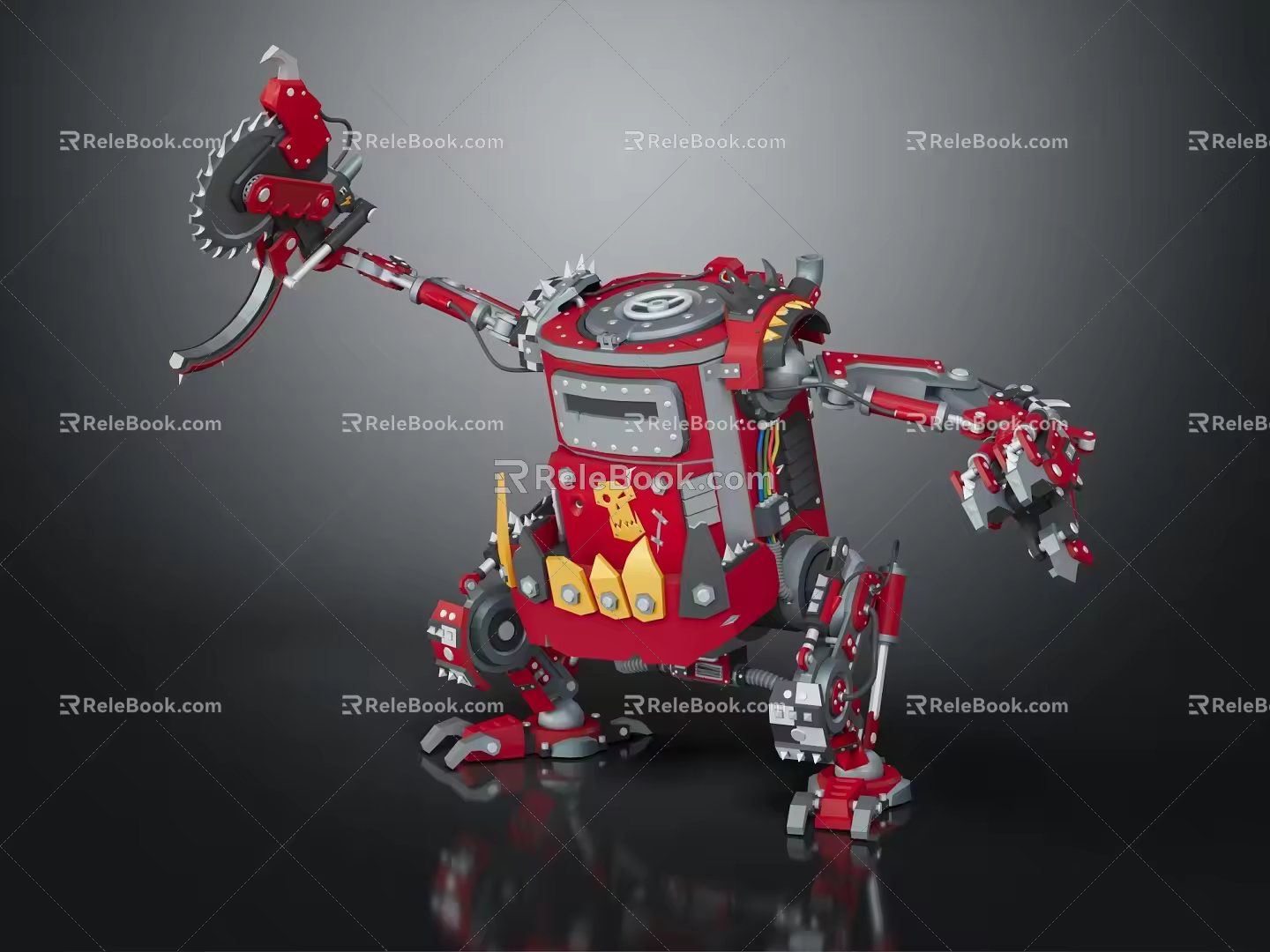 Modern Robots 3d model