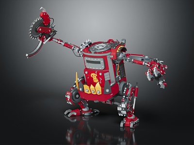 Modern Robots 3d model