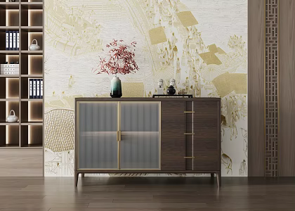 New Chinese Sideboard 3d model