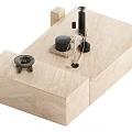 Middle Ancient Style Coffee Table 3d model