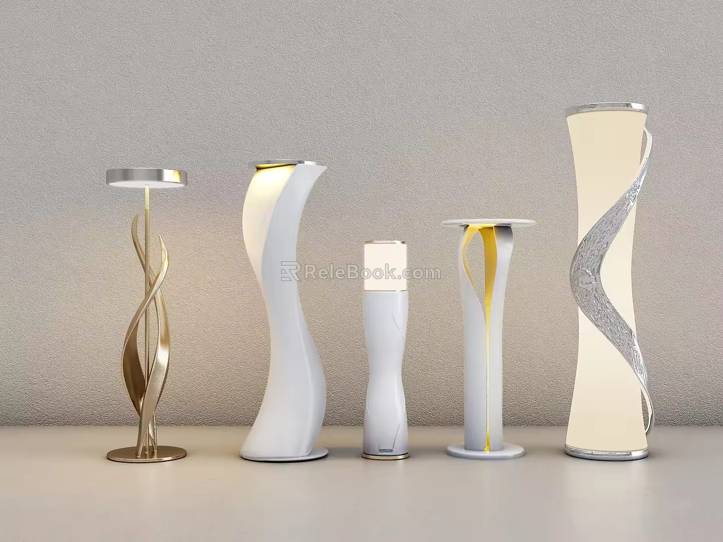 Modern Art Floor Lamp Floor Lamp 3d model