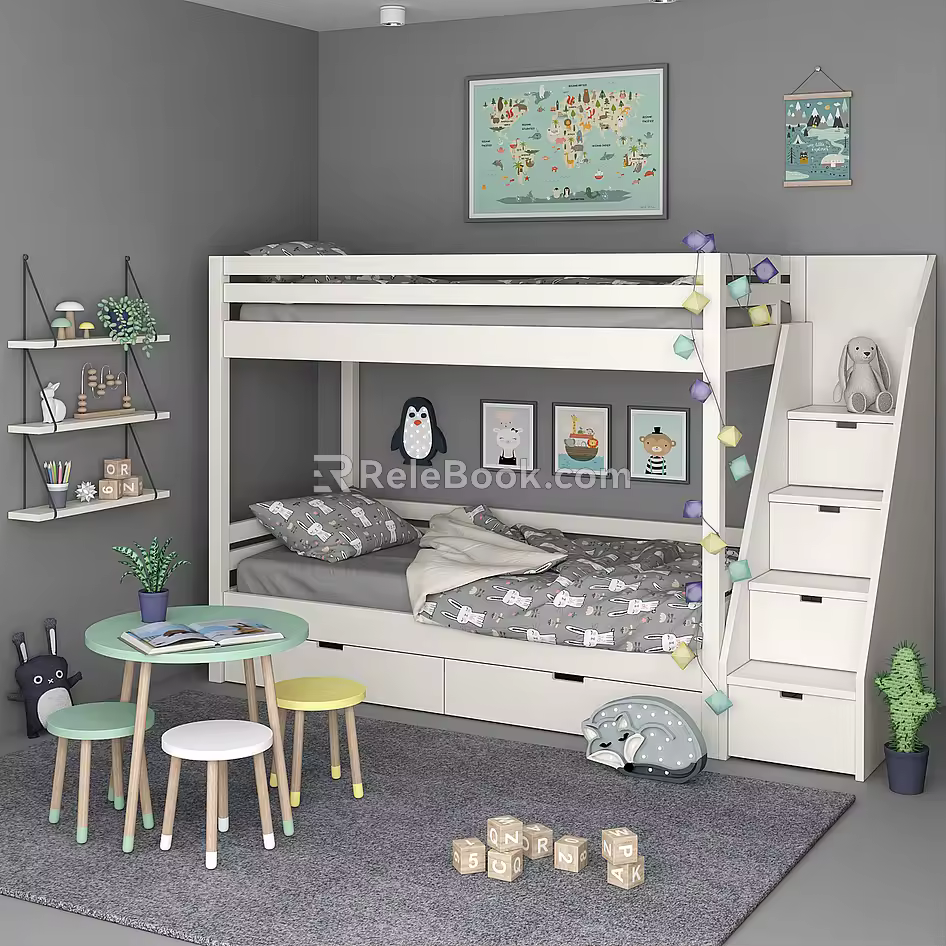 get in and out of bed 3d model