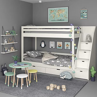 get in and out of bed 3d model