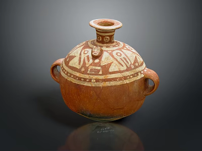 Artifacts African Artifacts African Jar Carving 3d model