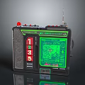 BIOSCAN 2000 Electronic Device With Green Display Antenna Front Grille And Digital Numbers