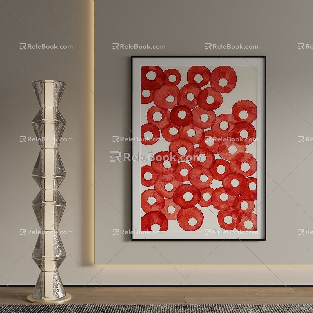 decorative painting 3d model