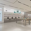 Apple iPhone 8 Exclusive Store With Display Shelves Products And TV Screen