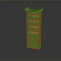 Wooden Bookcase With Multiple Shelves And Bottom Cabinet Doors Design