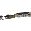 Rural Self built House Modern Design With Multiple Units And Exterior View 3d model