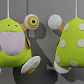 modern toy plush toy 3d model
