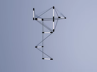 Modern wall lamp 3d model