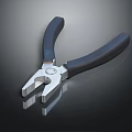 Professional Hardware Tool Pliers with Black Handles and Metal Jaws for Precise Grip Design