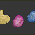 Modern Mushroom Shiitake 3d model