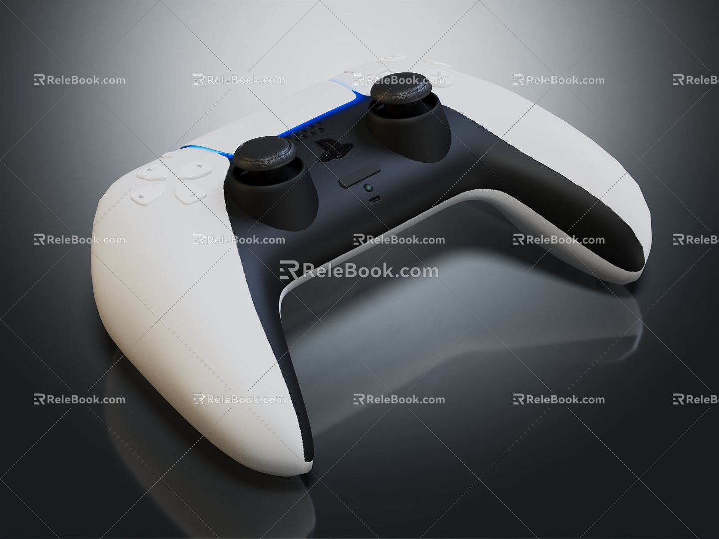 Modern Gamepad Game Handle Handle 3d model