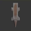 Sturdy Metal Blacksmith Anvil With Polished Surface And Traditional Design For Professional Metalworking Tasks