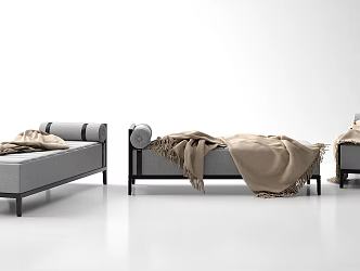 Modern chaise longues 3d model