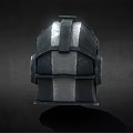Medieval Metal Knight Helmet With Shiny Steel Surface And Face Grill Design