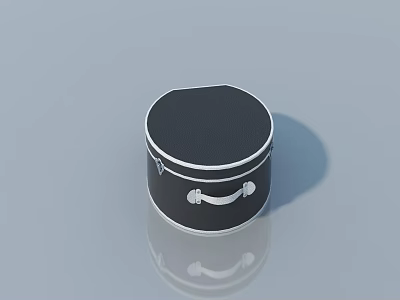 Modern Black Flush Door With White Frame And Handle For Home Interior Design 3d model