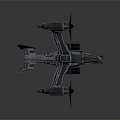 Modern fighter sci-fighter next-generation fighter sci-fighter 3d model