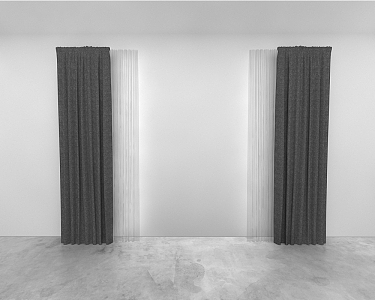 Curtains 3d model