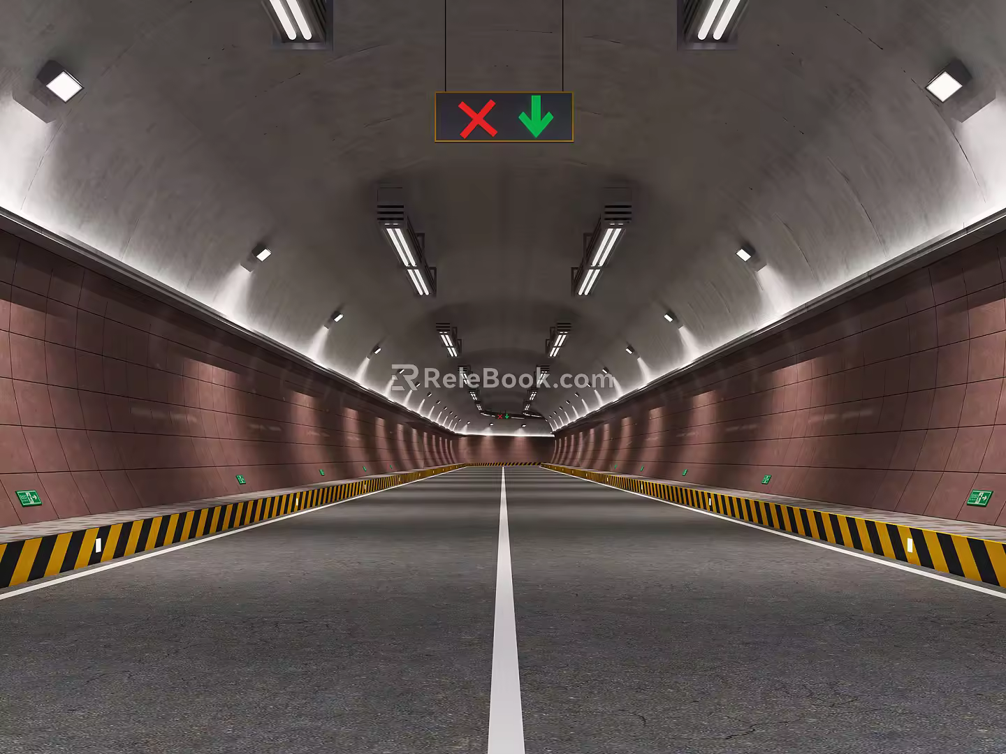 The Modern Tunnel 3d model