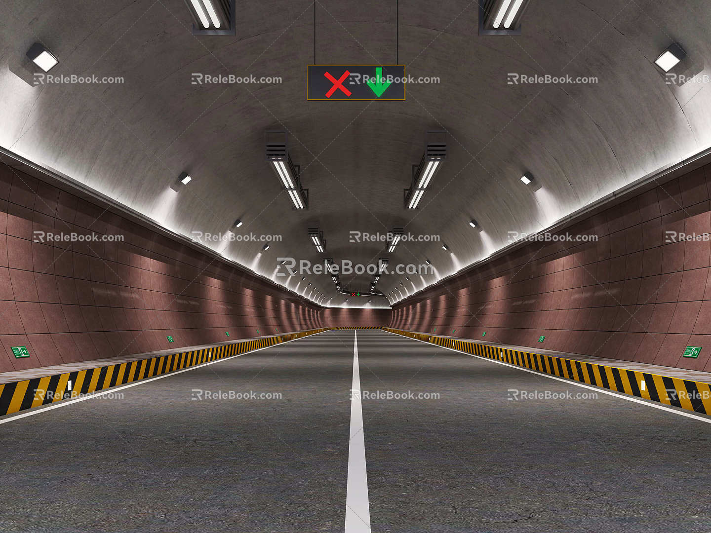 The Modern Tunnel 3d model