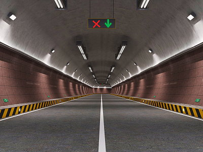 The Modern Tunnel 3d model