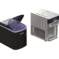 Modern ice maker ice maker ice cube maker snow melting machine ice cube ice drink 3d model