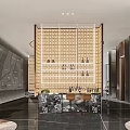 SCD Zheng Shufen Nanjing Sales Office Water Bar Coffee Area Negotiation Area 3d model