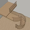 Minimalist Indoor Spiral Staircase Design With Wooden Handrail And Light Floor