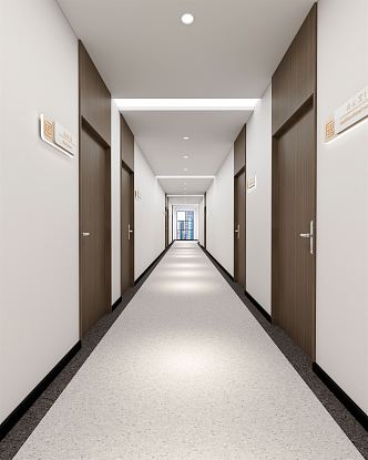 Modern Aisle Corridor 3d model