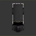 Black Sheriff Vehicle With Rugged Design Roof Lights Large Tires And Door Badge